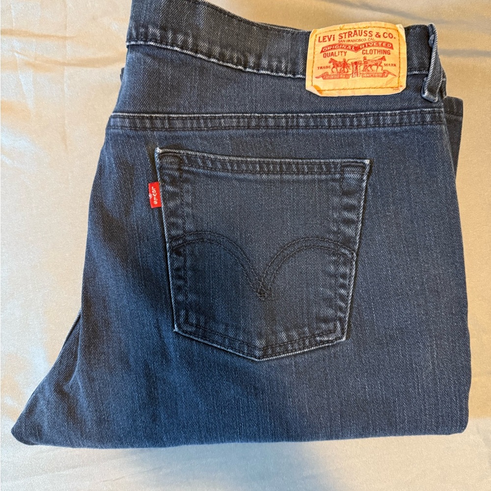 VINTAGE Levi's Classic Denim Jeans Mid Rise 515 Bootcut Wmn’s 14L - Picture 5 of 12